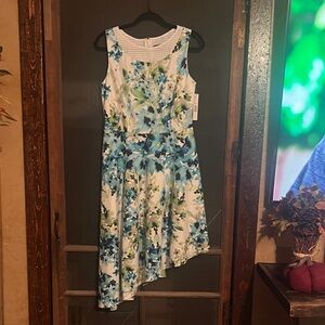 Alex Marie White, Green & Blue  dress